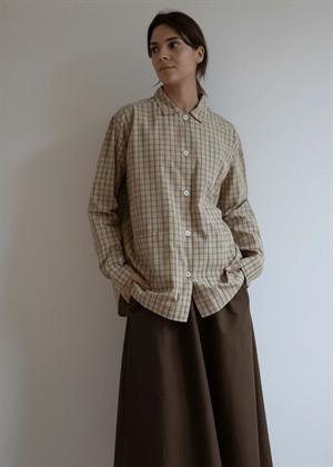 Agnes cotton skirt Brown Studio Feder